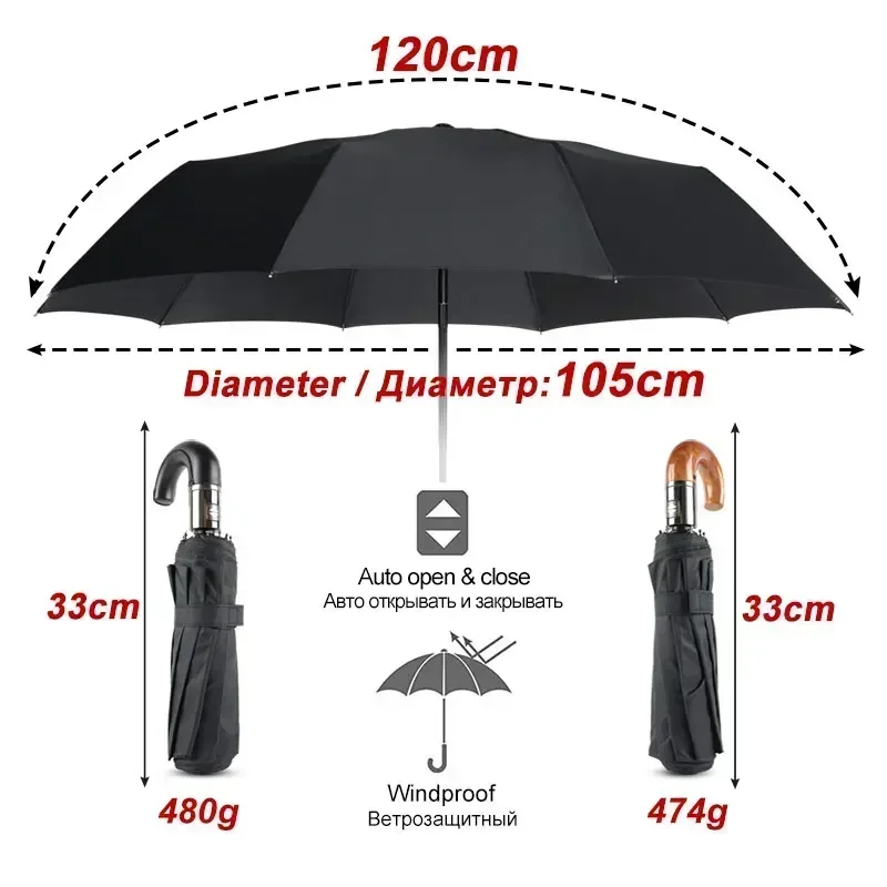 Guarda-chuva reverso de luxo m - Golf Umbrella Large avaliação e preço