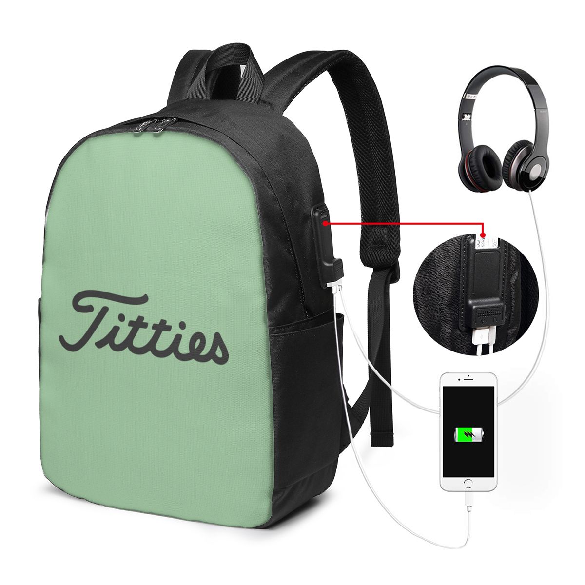 Mochila Titties Golf Ball para - Golf Bag avaliação e preço