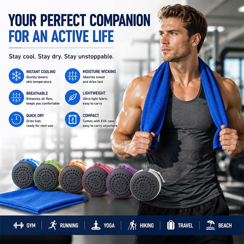 Toalha de Resfriamento Instant - Golf Towel avaliação e preço