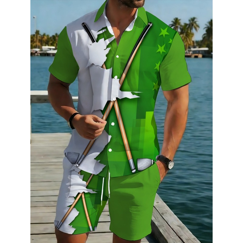 Conjunto Masculino Leve Casual - Golf Clubs avaliação e preço