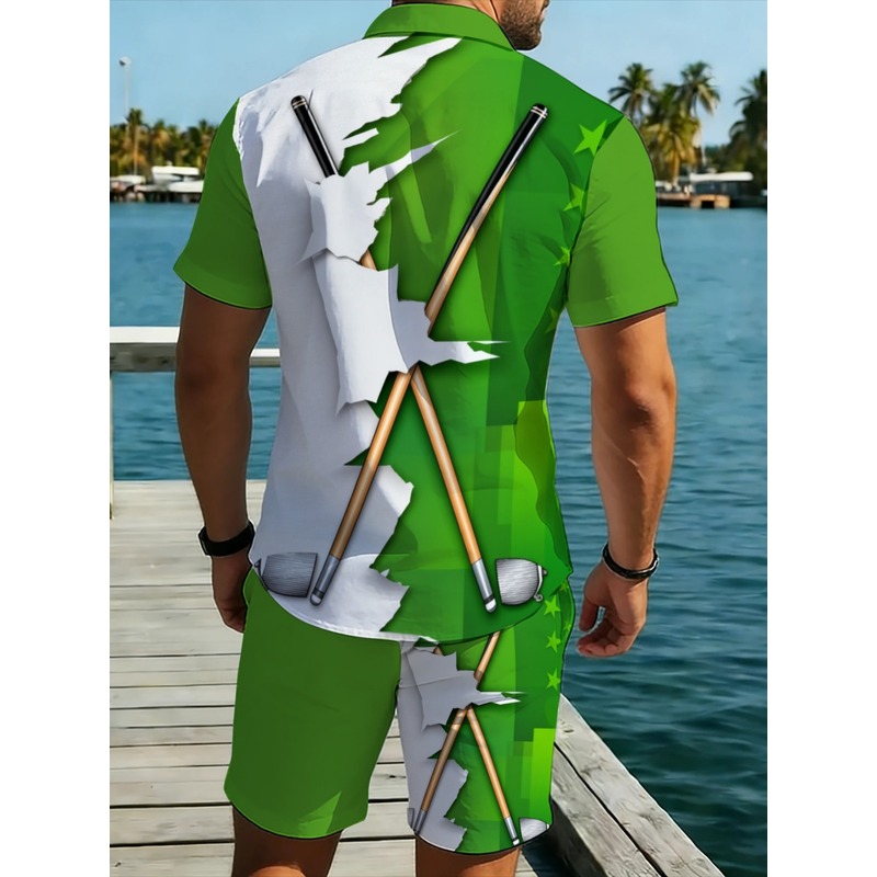 Conjunto Masculino Leve Casual - Golf Clubs avaliação e preço