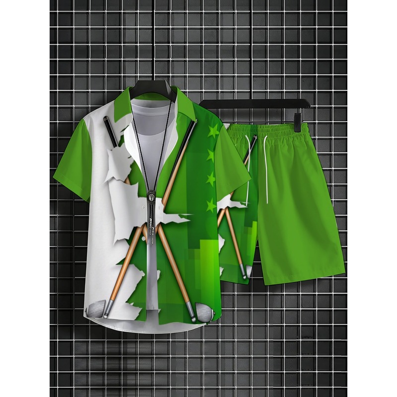 Conjunto Masculino Leve Casual - Golf Clubs avaliação e preço