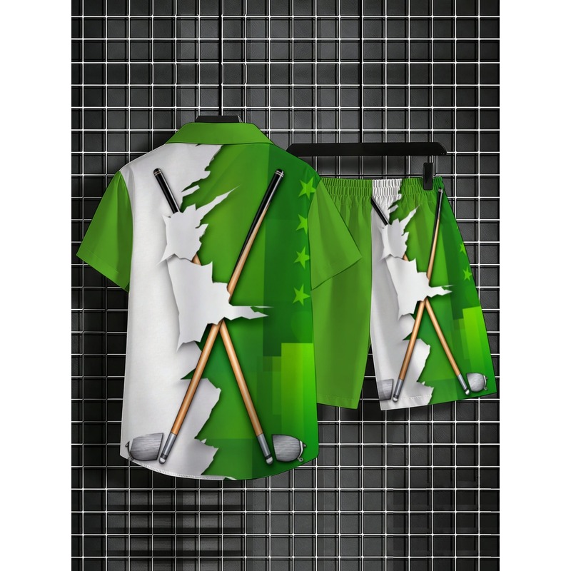 Conjunto Masculino Leve Casual - Golf Clubs avaliação e preço